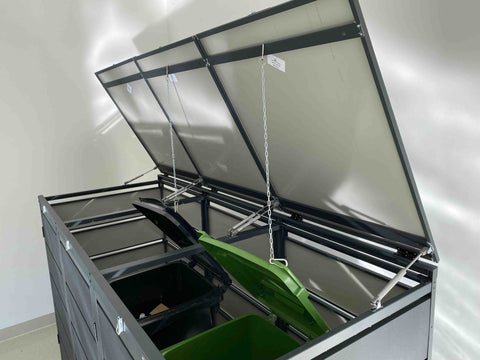 BIO stefan original Zubehör Mülltonnenbox günstig Metall