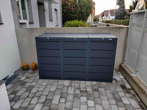 Mülltonnenbox Kärnten Klagenfurt Velden am Wörthersee aufstellen