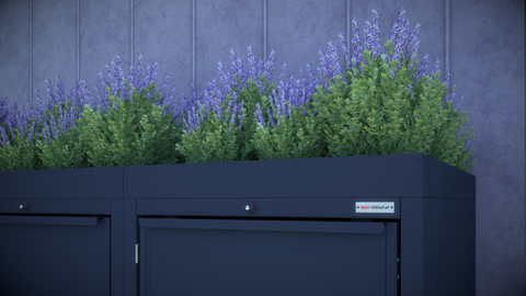 Grüne Oasen statt unschöner Mülltonnen: Das Pflanzdach auf Mülltonnenboxen - Tipps & Tricks von BIO Stefan