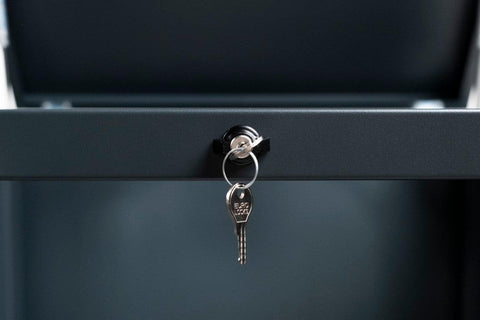 Stahlfred Mülltonnenbox absperrbar