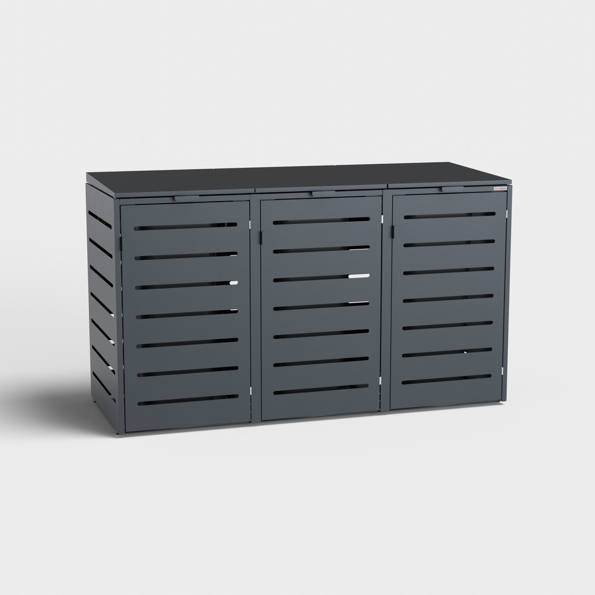 Trash Bin Box 240l 120l Alubert 3-Pack - Aluminum & Innovative