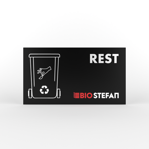 Targa magnetica per cassonetto BIO Stefan da 120l/240l