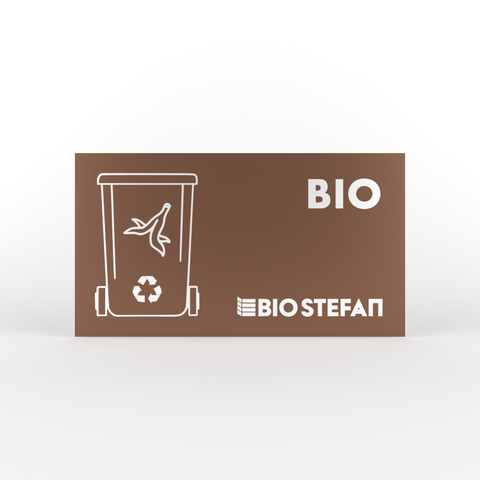 Targa magnetica per cassonetto BIO Stefan da 120l/240l