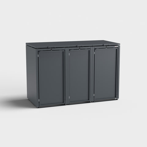 Stahlfred box per bidoni della spazzatura combinazione 120L & 240L