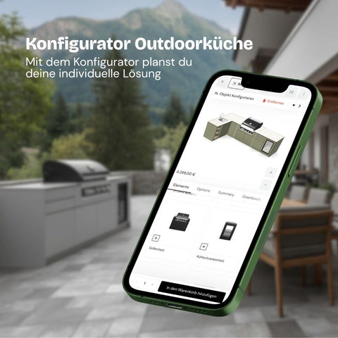 BIO Stefan Configurator bucătărie în aer liber