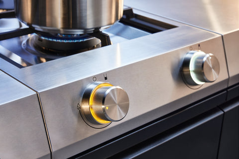 Leuchtende Knebel für das Kochen bei Tag und Nacht