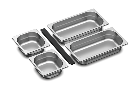Miele PrepManager : Ensemble de plats de cuisson et de conservation pour tiroirs de taille S