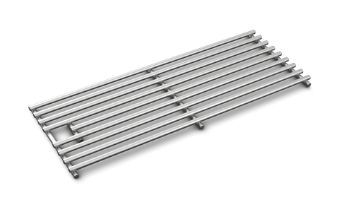 Miele MasterGrate Acier : Grille en acier inoxydable, 2 pièces