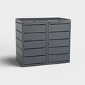 Garbage can box Dagobert 2er for 240L in anthracite from BIO Stefan.