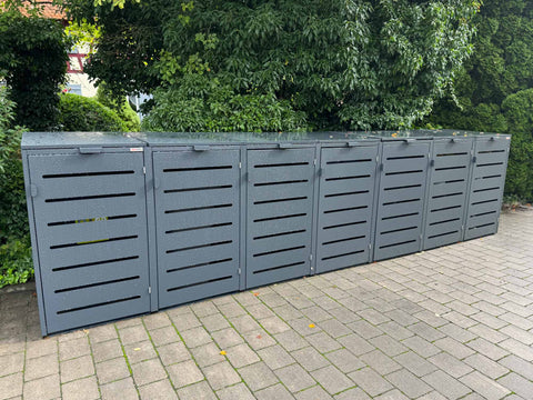Soptunnabox Alubert 7 för 240L i antracit