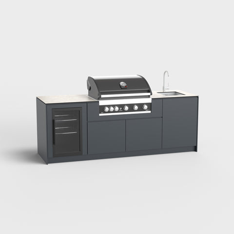 Bucătărie exterioară Mia (3 Module)