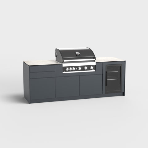 Outdoorküche Mia (3 Module) - Laden | Grill | Kühlschrank