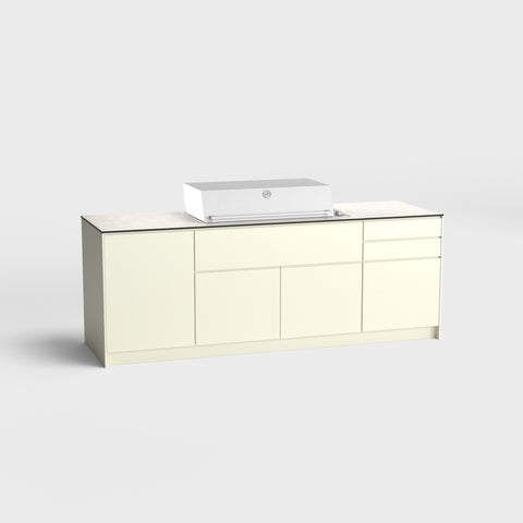 Outdoorküche Mia (3 Module) - Schrank | Grill | Laden