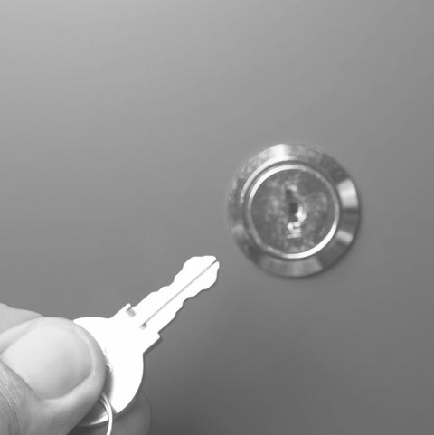 Cilinderslot voor afvalcontainerbox Dagobert (deksel + deur)