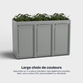 Stahlfred Abri pour poubelles avec toit végétal, disponible en plusieurs couleurs.