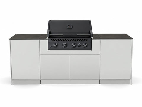 BIO Stefan Outdoorküche Variante 1: Schrank, Napoleon S300 Einbaugrill, Schrank