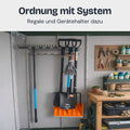 Lamellot Gartenhaus Metall: Regalböden und Gartengerätehalter als Zubehör