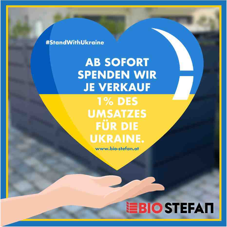 Nous faisons un don à l'UKRAINE -1% de notre chiffre d'affaires - dès maintenant ! #standwithukraine