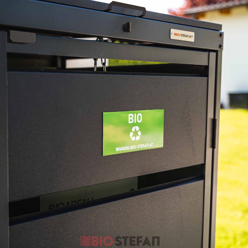 Bio Vert Panneaux magnétiques Box pour poubelles Panneau magnétique Box pour poubelles vert BIO tonne