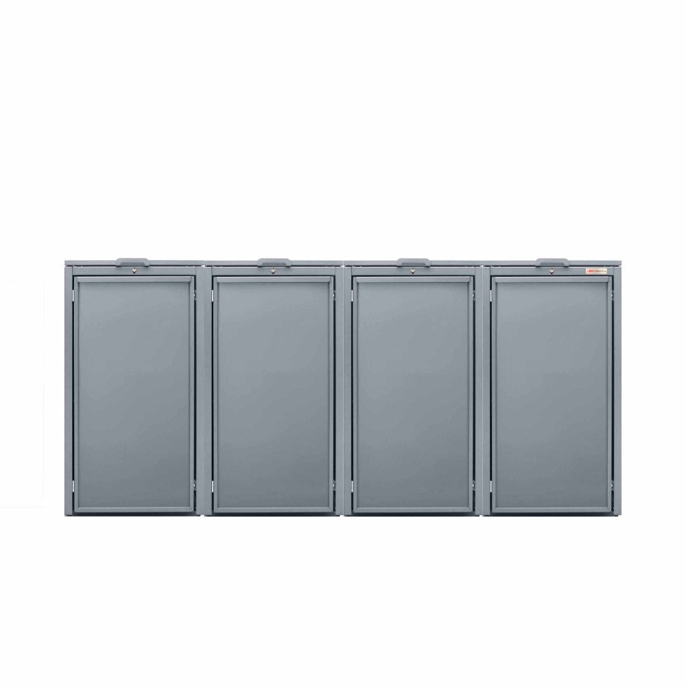 Siva (RAL7045) 4kom kutija za smeće BIO stefan 7045 tele siva boja s poklopcem na šarkama