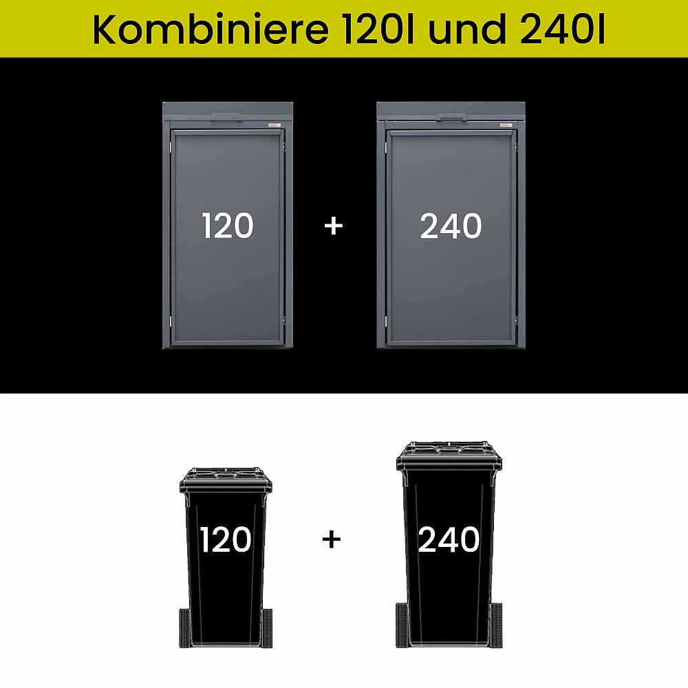 120-240 combinație Holzmichl cu capac cu balamale 120-240