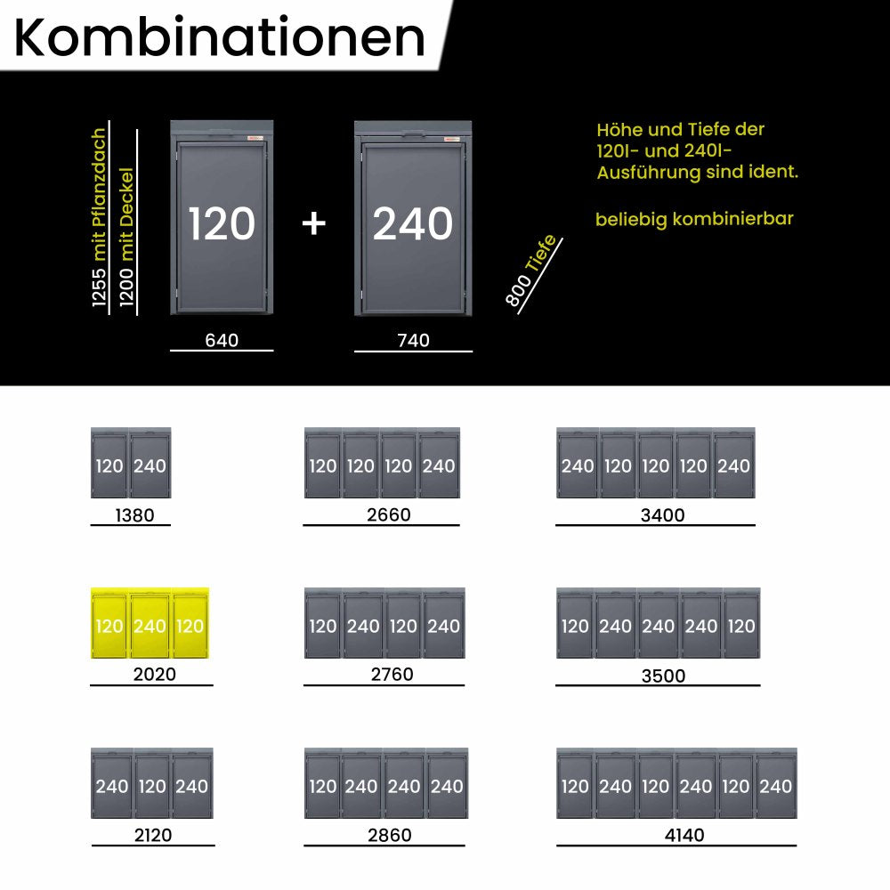 120-240 Holzmichl combinație